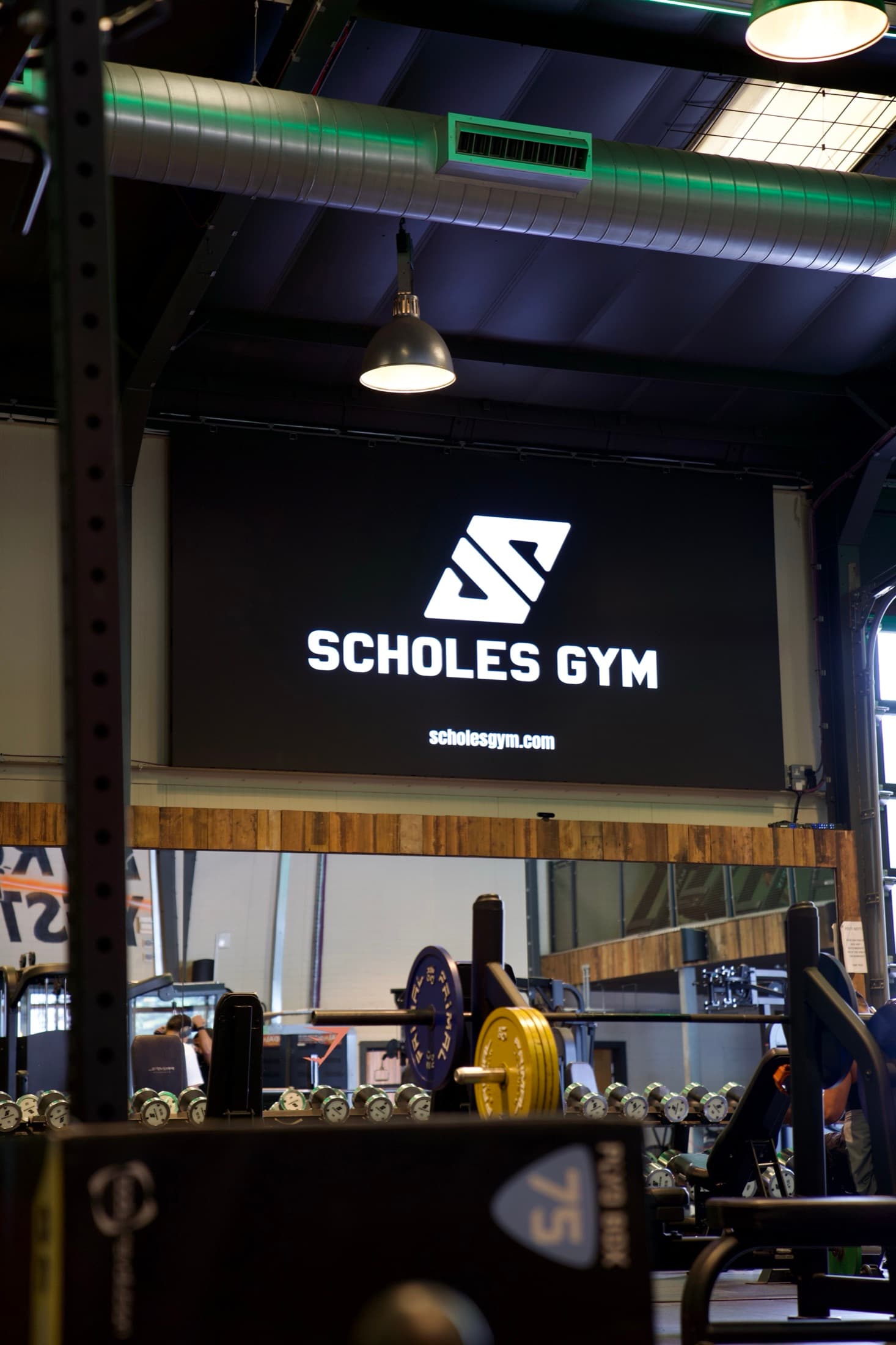 Gymshark campaign on a VYZR screen